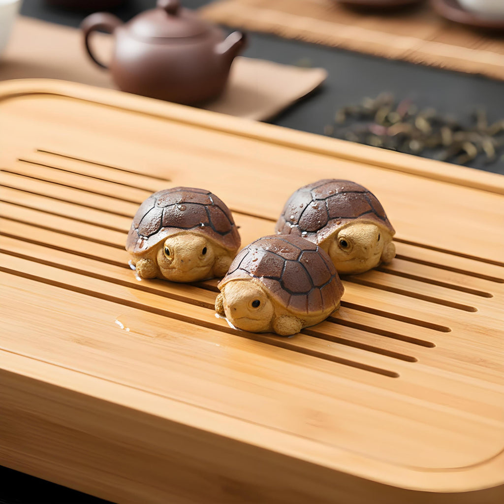 Handcrafted Ceramic "Zen Tortoise" Tea Pet