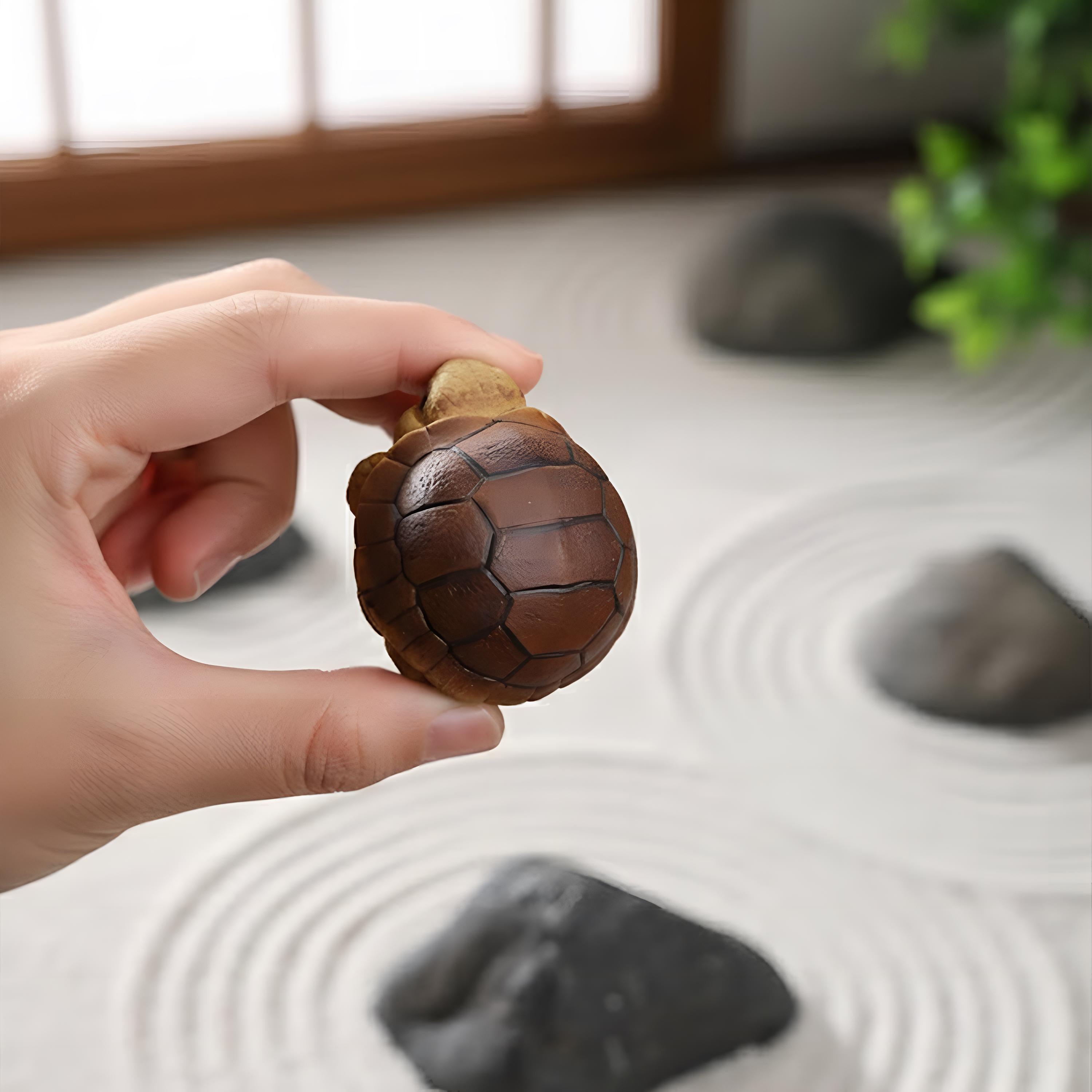 Handcrafted Ceramic "Zen Tortoise" Tea Pet