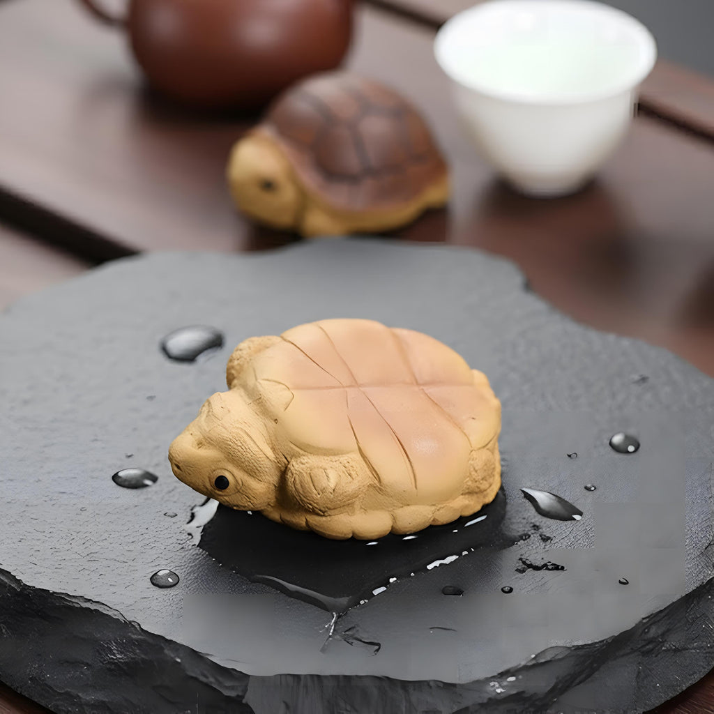Handcrafted Ceramic "Zen Tortoise" Tea Pet