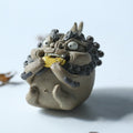 Artisan Handmade Wealth-Attracting Mythical Beast — Ceramic Tea Pet & Incense Burner