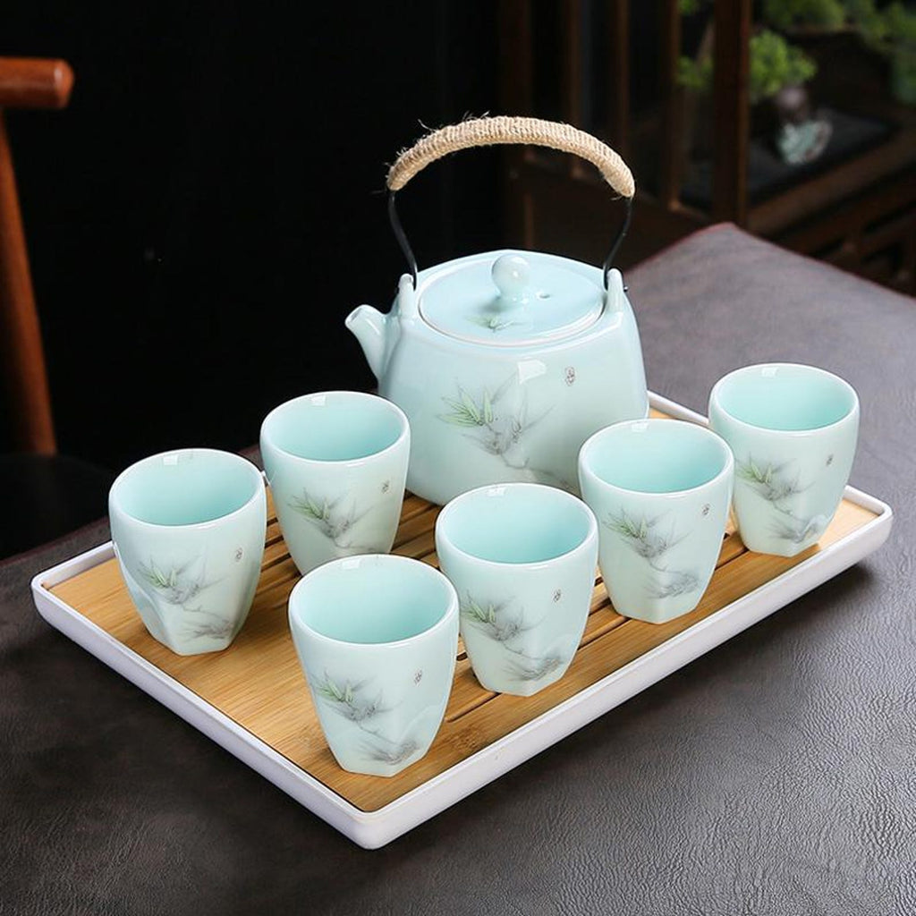 Handcrafted Gongfu Ceramic Tea Set Collection — Artisanal Tea Ceremony Essentials