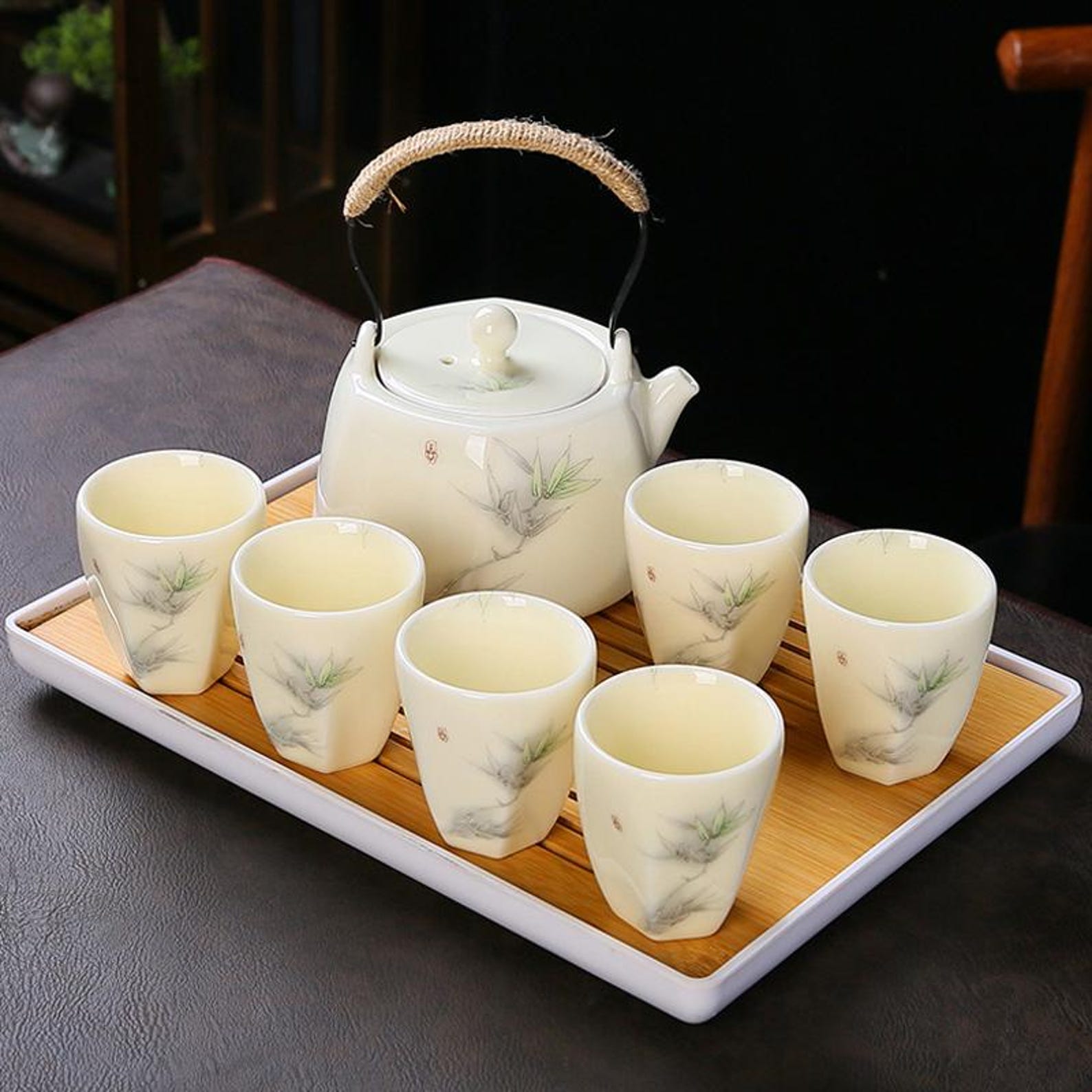 Handcrafted Gongfu Ceramic Tea Set Collection — Artisanal Tea Ceremony Essentials