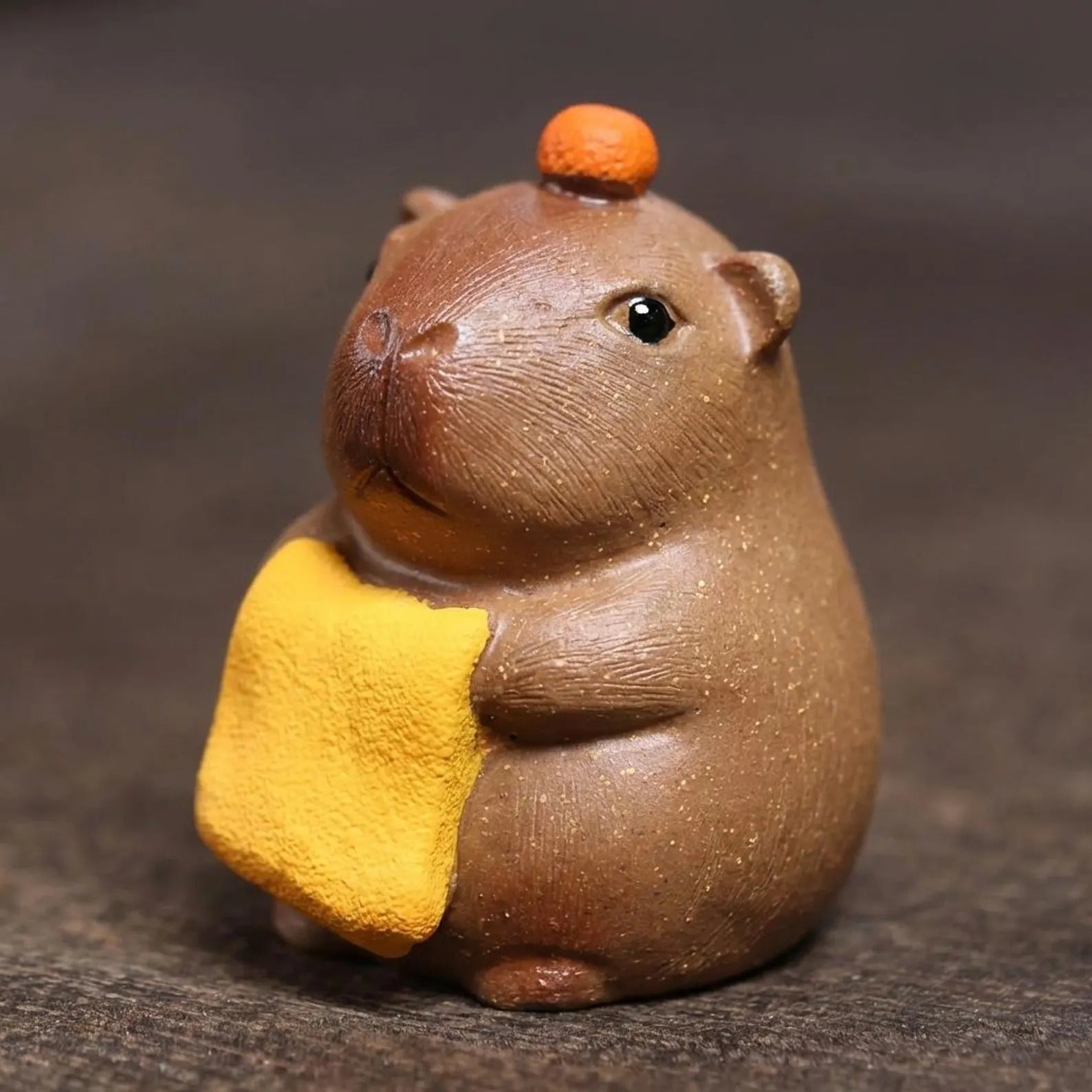 Handcrafted Ceramic "Zen Little Monk" Tea Pet Ornament