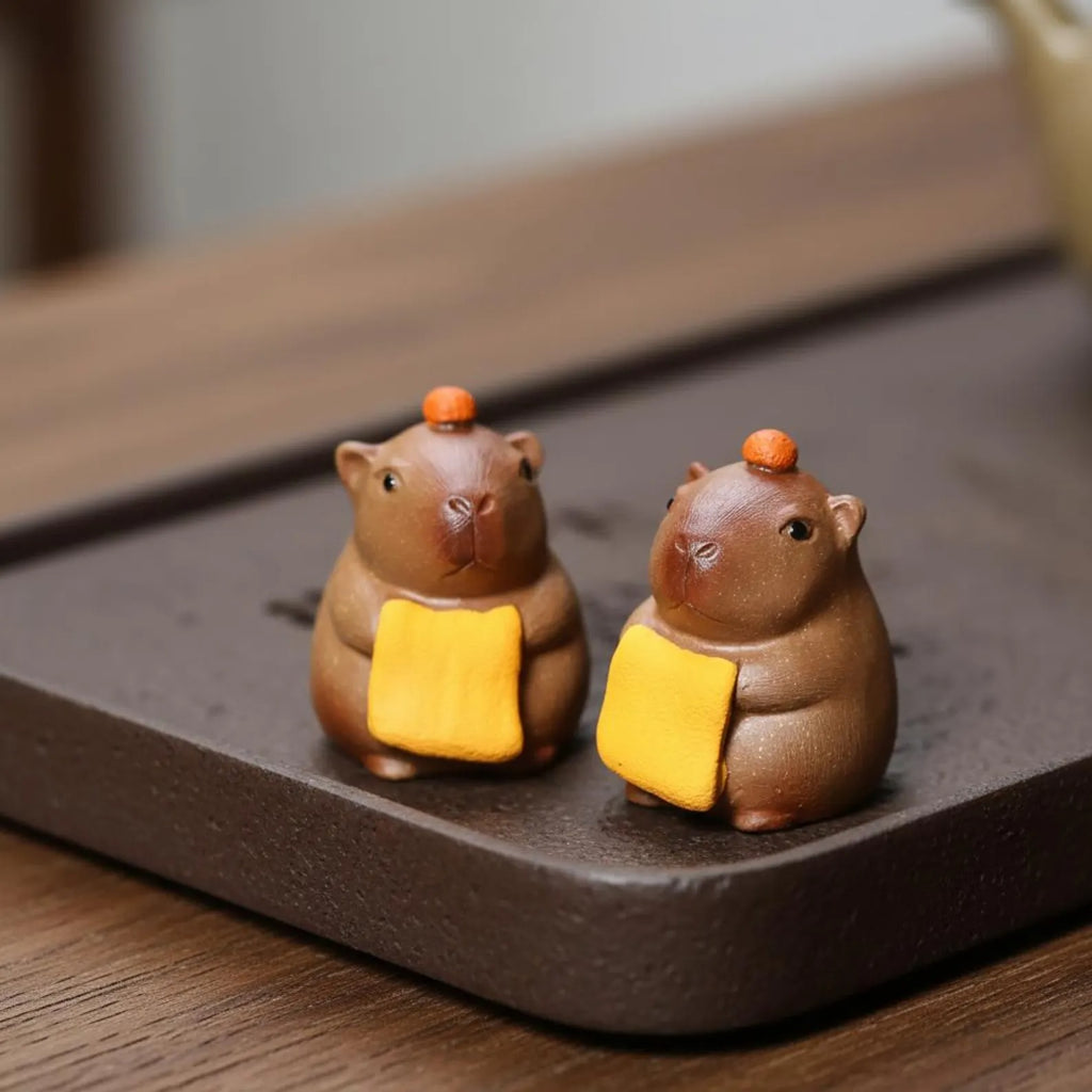 Handcrafted Ceramic "Zen Little Monk" Tea Pet Ornament