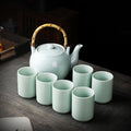 Imperial Handcrafted Porcelain Tea Set — Elegant High-Capacity Ceremonial Collection