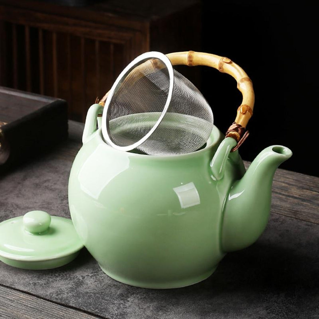Imperial Handcrafted Porcelain Tea Set — Elegant High-Capacity Ceremonial Collection