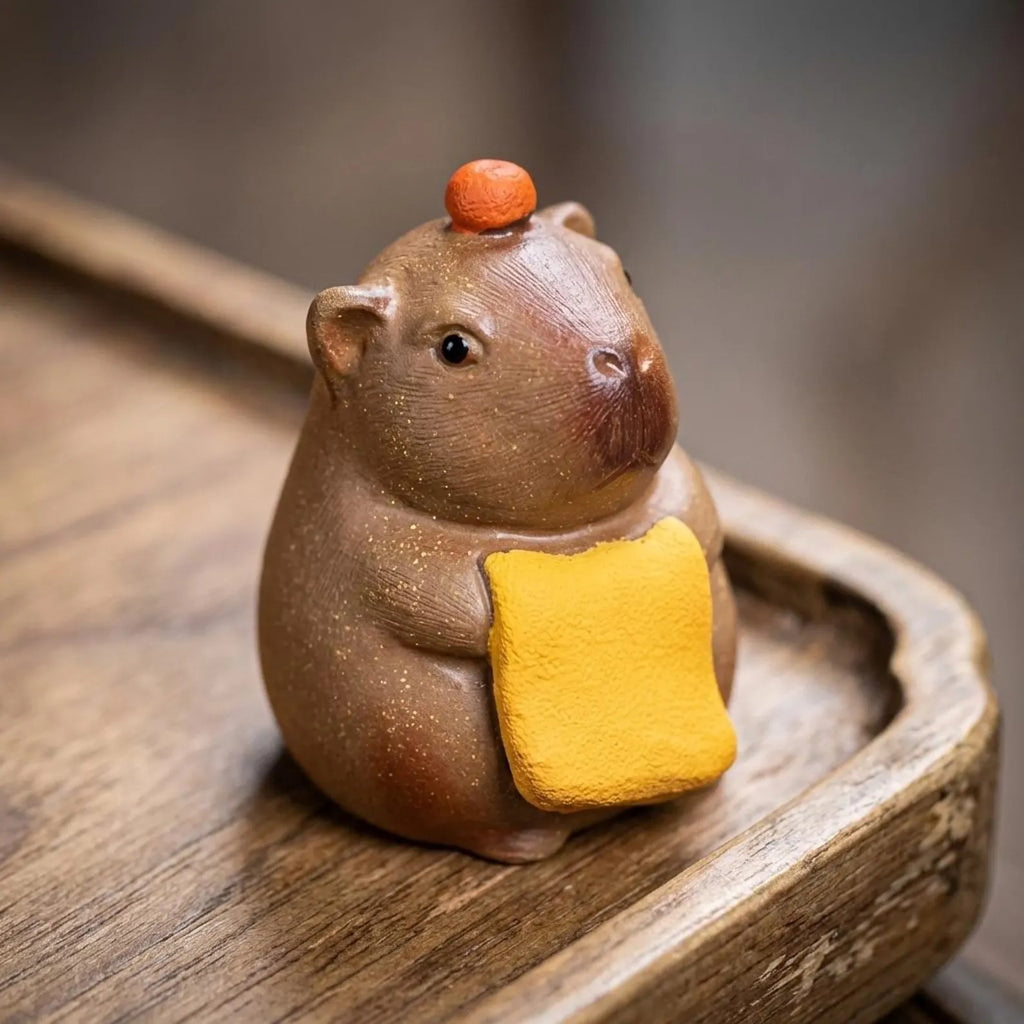 Handcrafted Ceramic "Zen Little Monk" Tea Pet Ornament