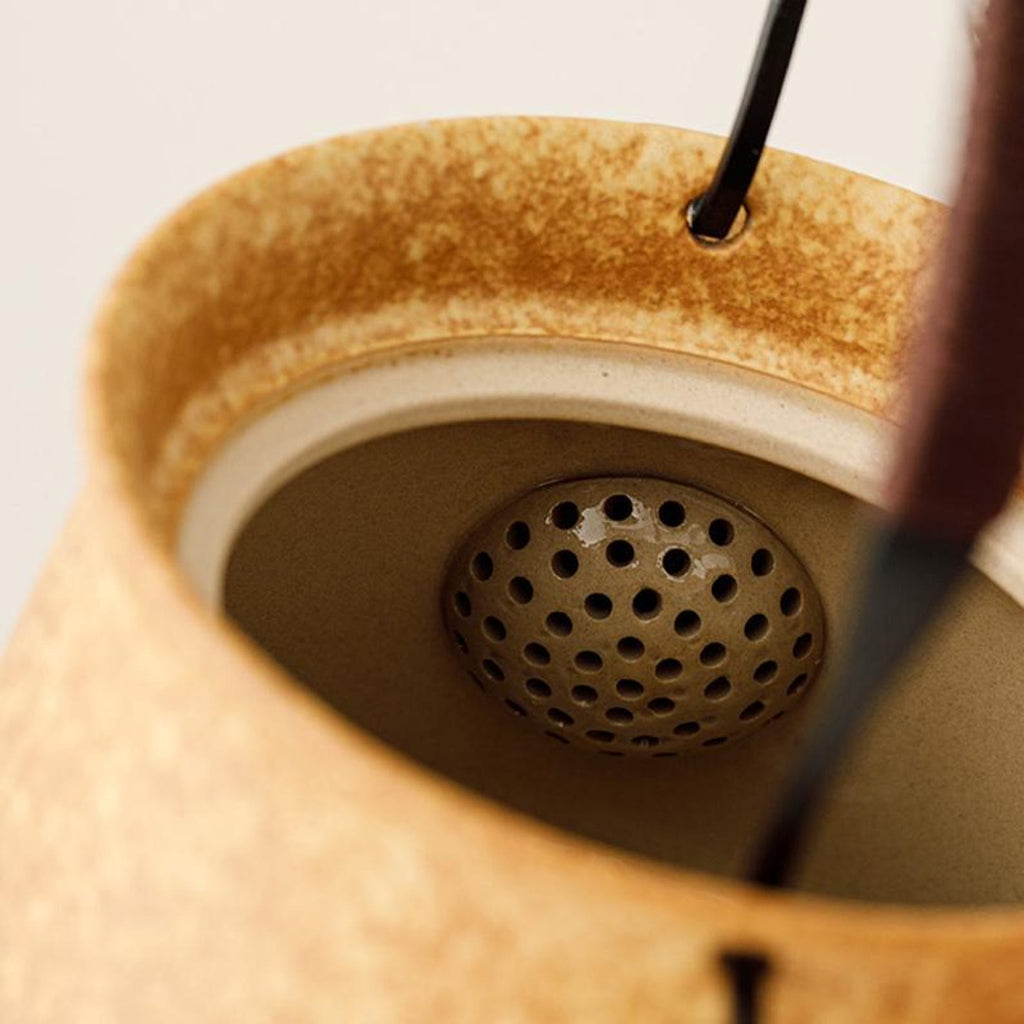 Artisan Matte Obsidian Teapot Set — Handcrafted Stoneware Collection