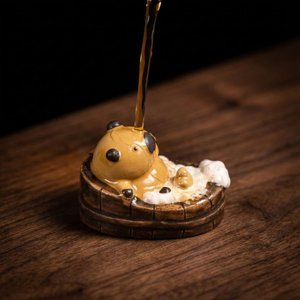 Handcrafted Ceramic "Zen Capybara" Tea Pet Ornament