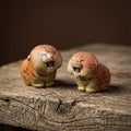 Handcrafted Zisha Clay "Roaring Tiger" Tea Pet Ornament