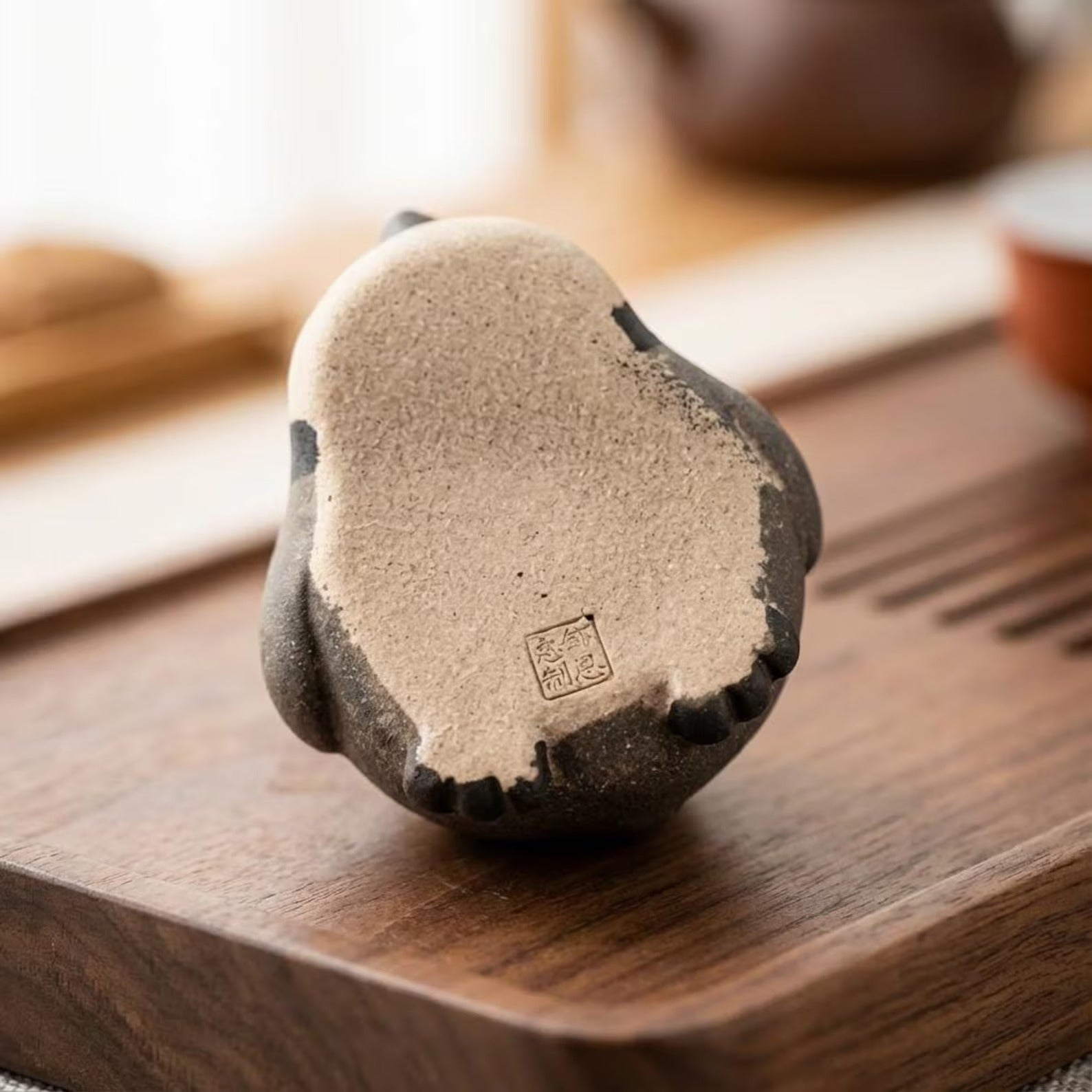 Handcrafted Ceramic "Arctic Buddies" Tea Pet Set