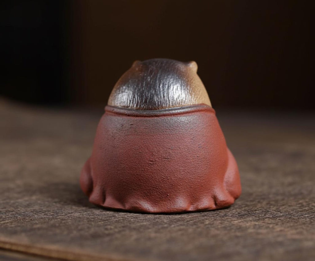 Artisan Ceramic "Meditating Capybara" Tea Pet Set