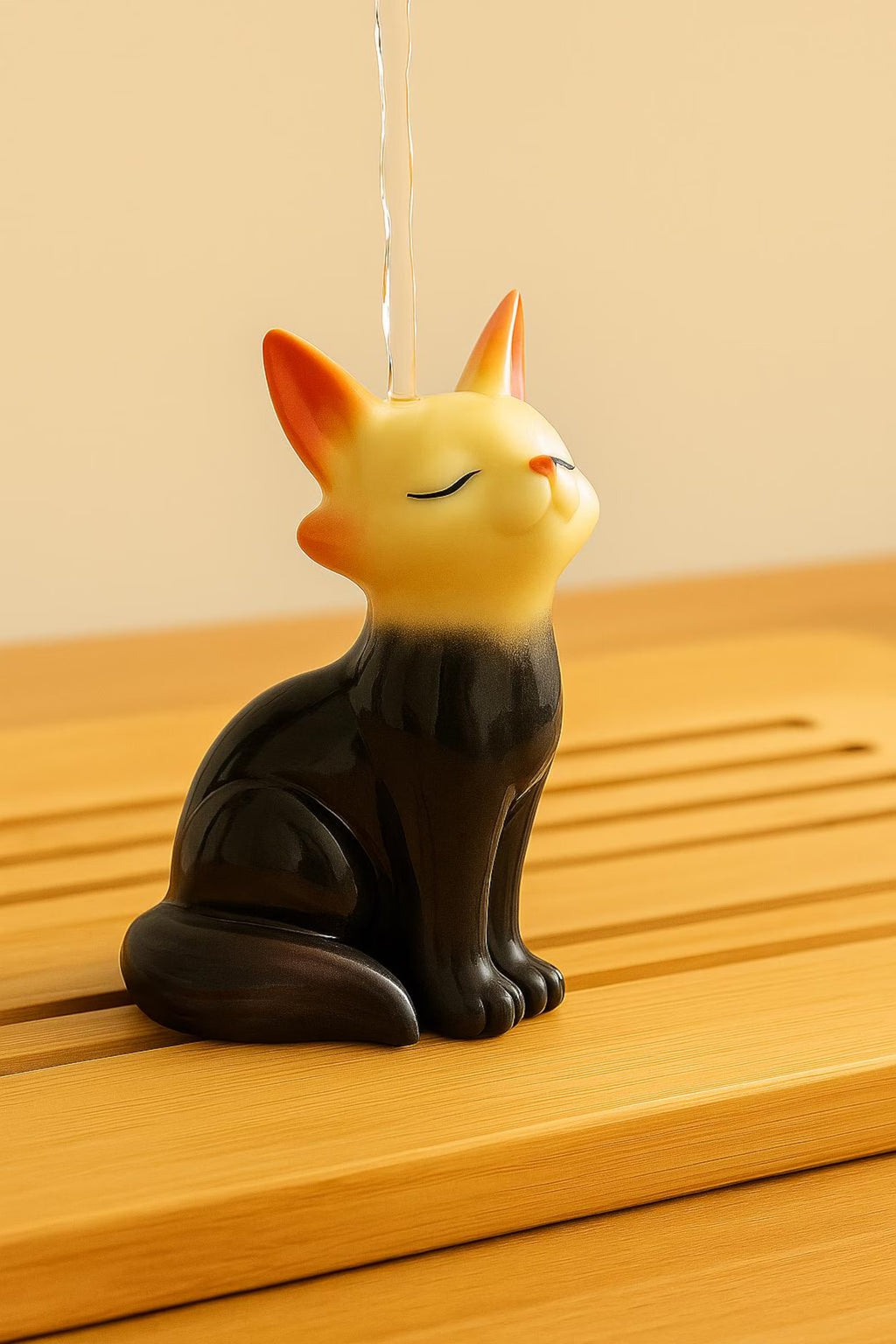 Magical Color-Changing "Golden Fox" Tea Pet Set