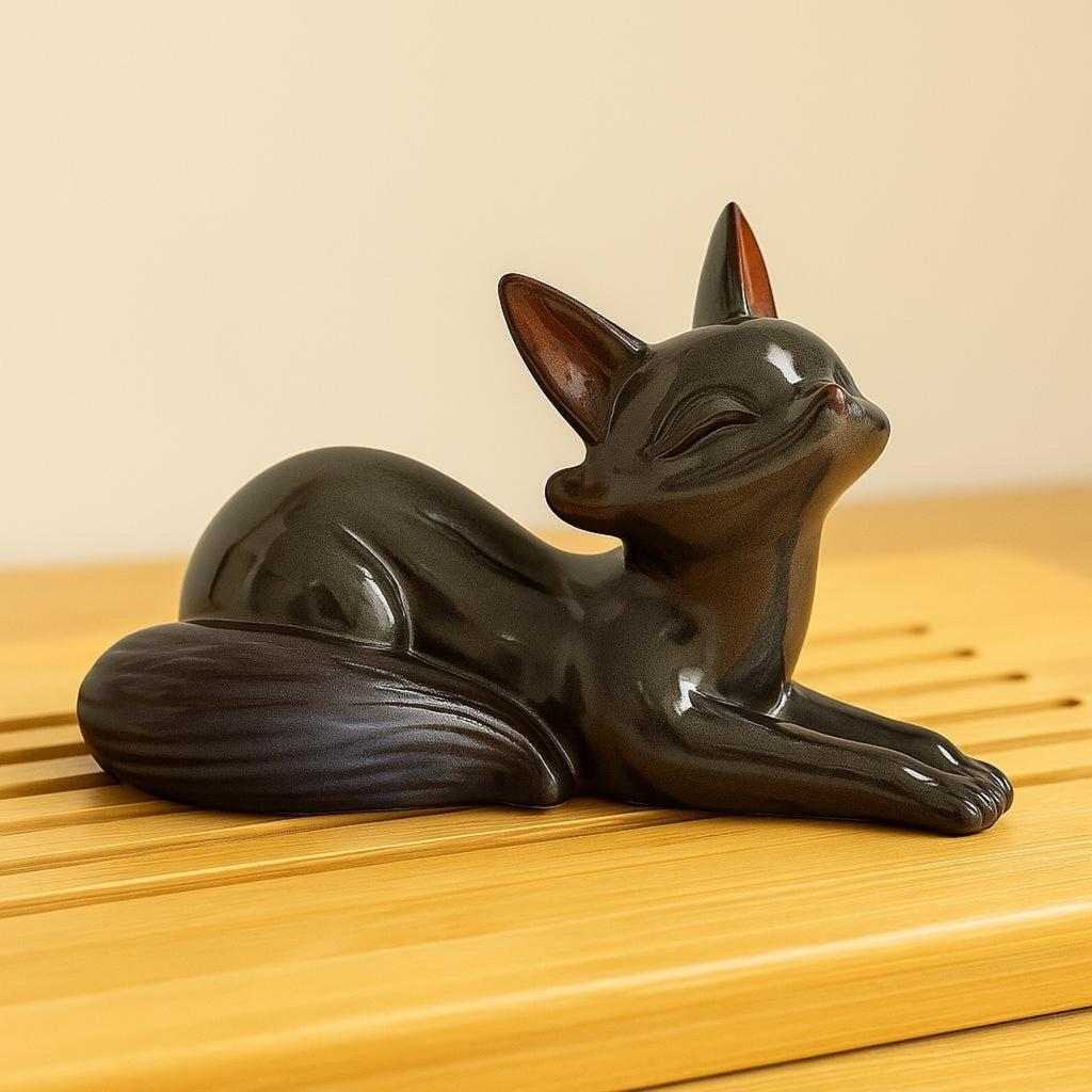 Magical Color-Changing "Golden Fox" Tea Pet Set