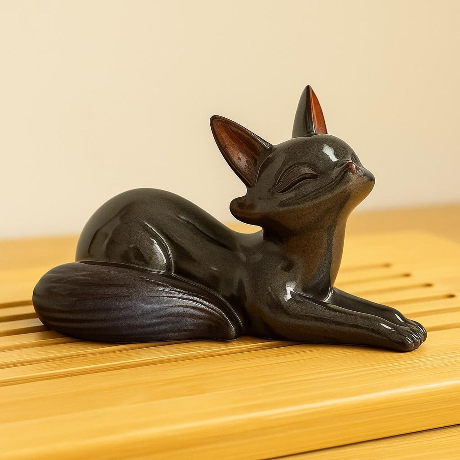 Magical Color-Changing "Golden Fox" Tea Pet Set