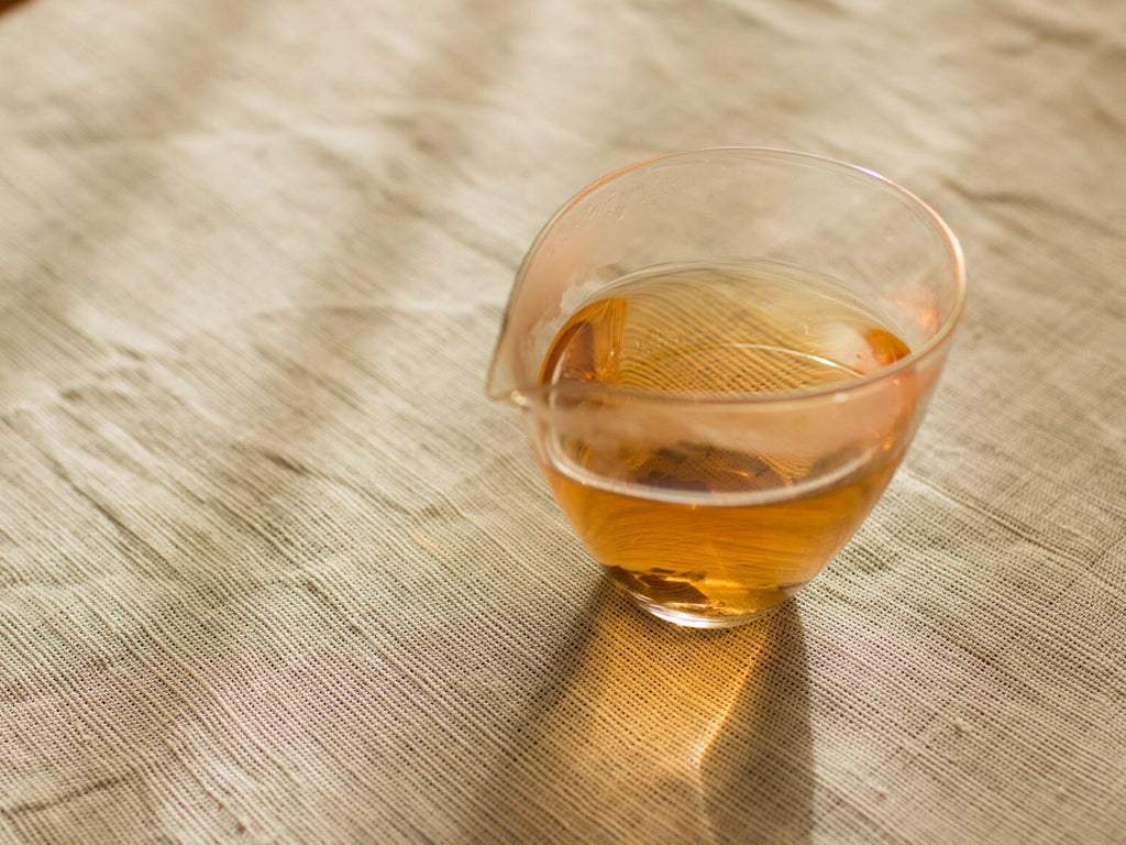 2017 Wild Garden Shou Mei Aged Fuding White Tea Cake