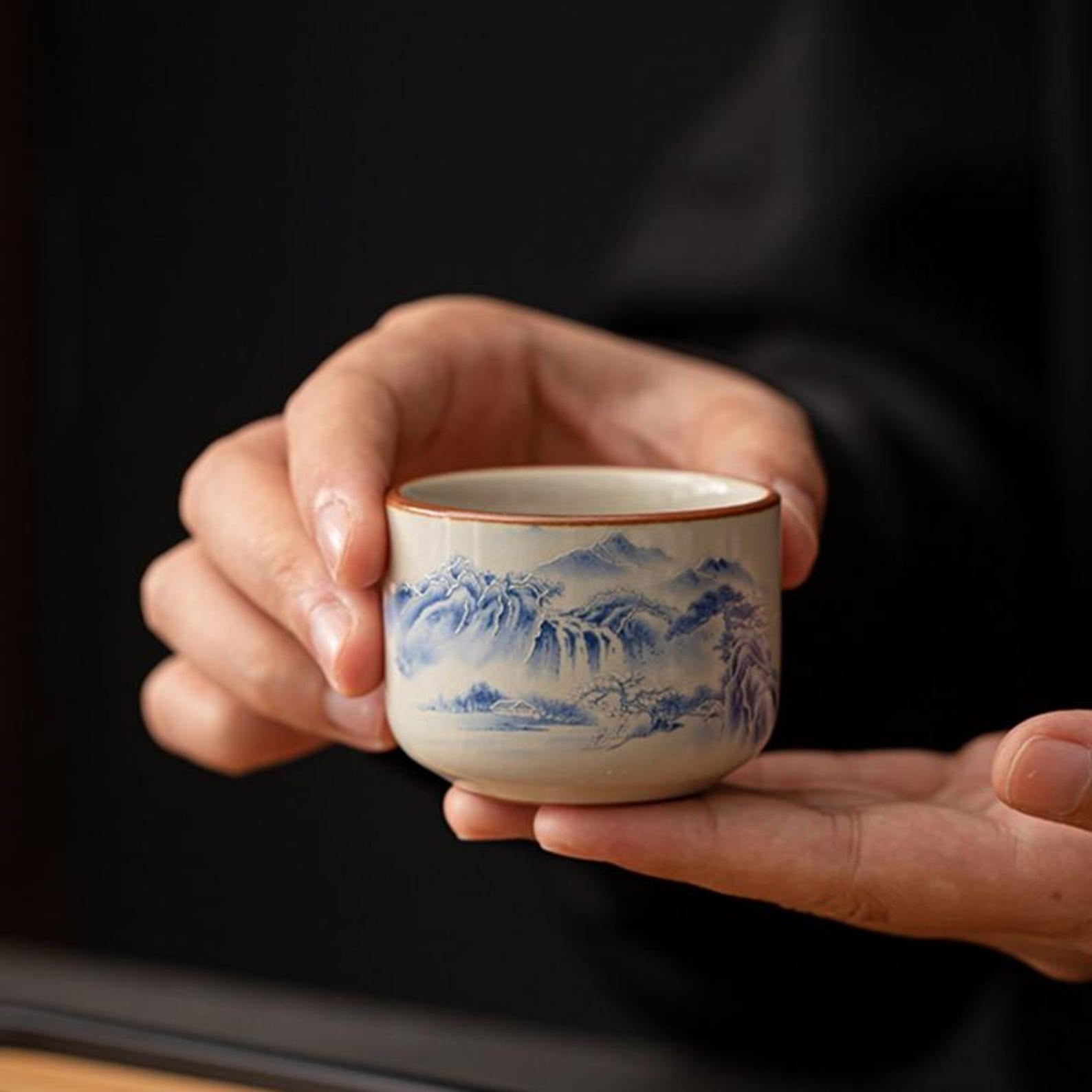 Zen Magnetic Stone Mill Automatic Tea Set — Handcrafted Artisanal Brewing Collection